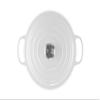 Le Creuset Enameled Cast Iron Signature Round Dutch Oven, 5.5 qt., White view 2