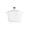 Le Creuset Enameled Cast Iron Signature Round Dutch Oven, 5.5 qt., White view 4