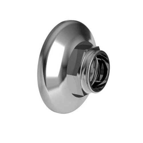 Ginger 4839B/PN Eavon Shower Rod Brackets Pair, Polished Nickel,