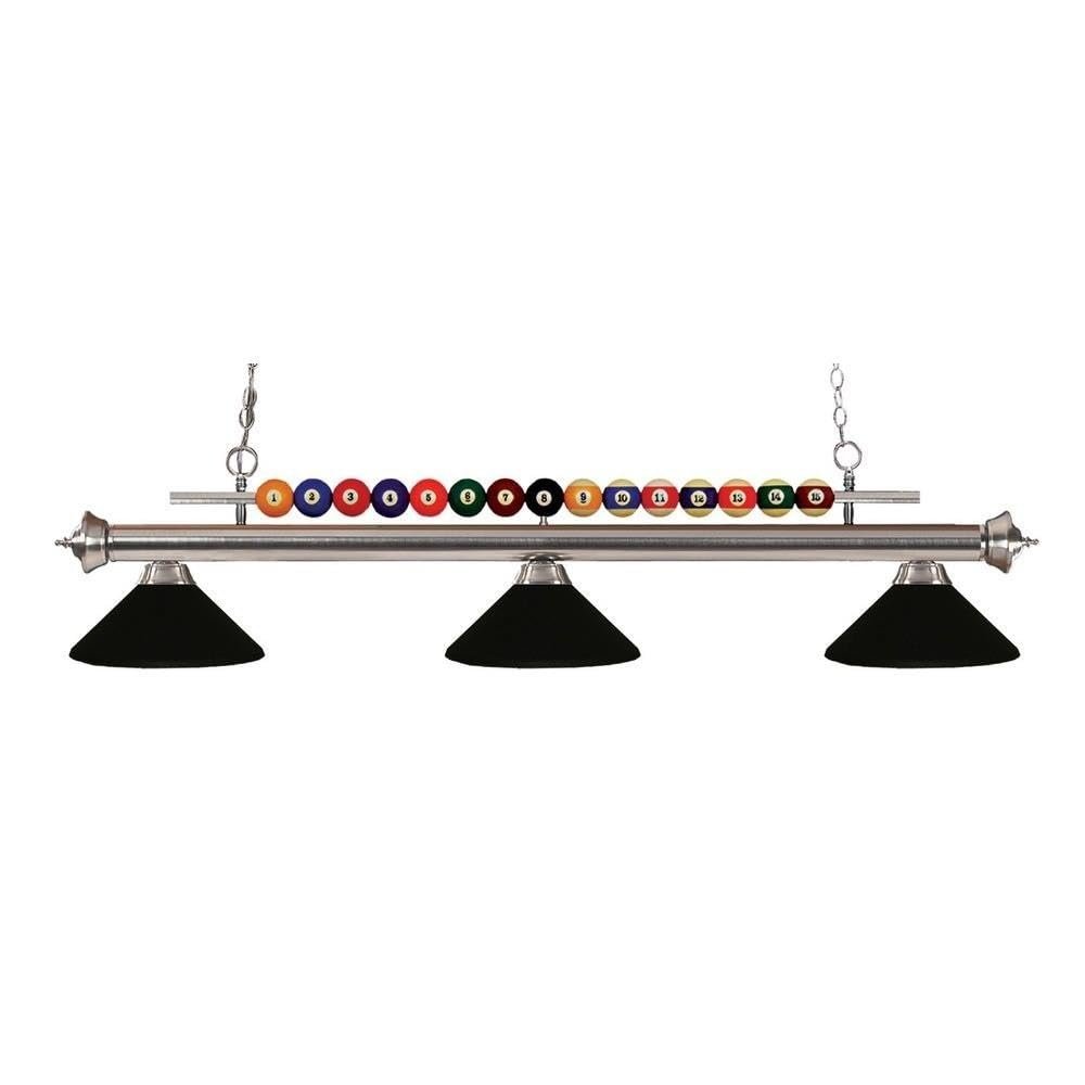 Shark - 3 Light Island/Billiard in Billiard Style - 16 Inches Wide by 15 Inches High