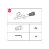 Gardinia Endpin 20 mm Black, Metal, Apollo view 3