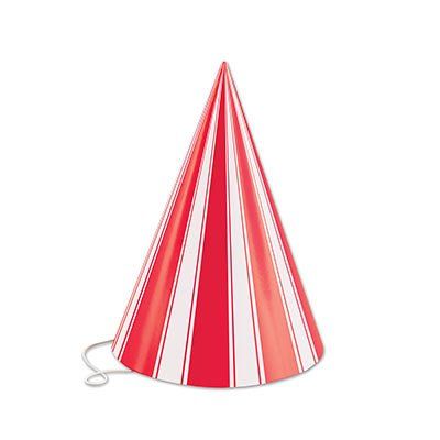 Beistle 66016 Striped Cone Hat44; Pack Of 144