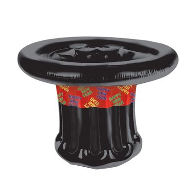 Beistle Party Supplies Inflatable Happy New Year Top Hat Cooler 27"W x 18"H Pack of 6