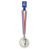 Beistle 54615 Silver Medal With Ribbon44; Pack Of 12 view 1