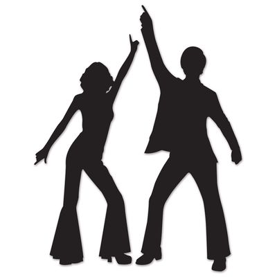 Beistle 54618 Disco Silhouettes44; Pack Of 12
