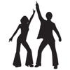Beistle 54618 Disco Silhouettes44; Pack Of 12 view 1