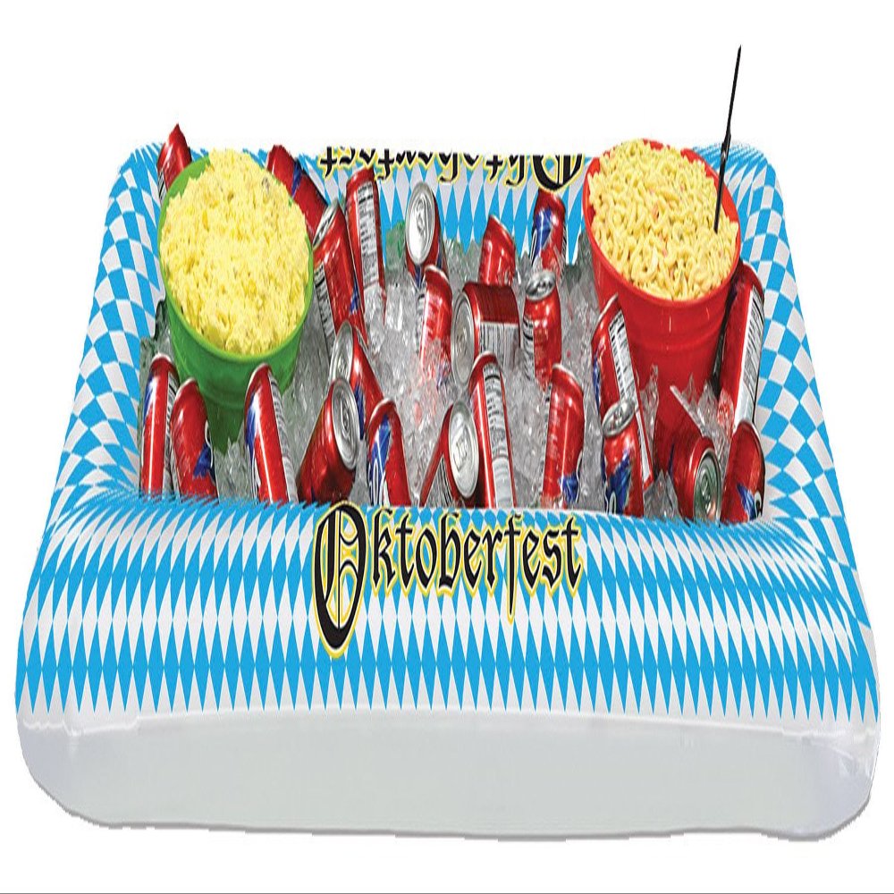Beistle 54682 Inflatable Oktoberfest Buffet Cooler, Pack Of 6