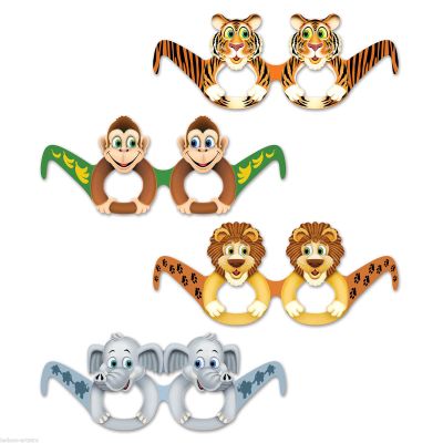 Jungle Animal Eyeglasses (Pack of 12)