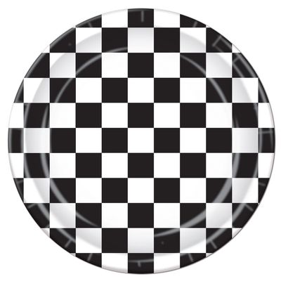 Beistle Checkered Plates Pack of 12