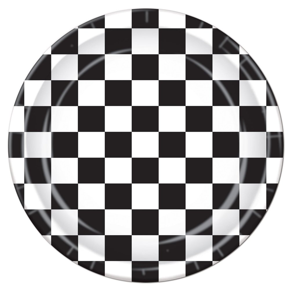 Beistle Checkered Plates Pack of 12