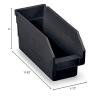 Quantum QSB101BR Economy Shelf Bin, 11-5/8" x 4-1/8" x 4" Size, Recycled (Pack of 36) view 2