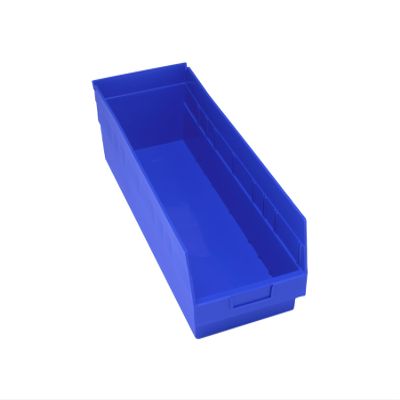 QUANTUM STORAGE SYSTEMS QSB214BL STORE-MORE Part Organizer Blue Bins 24" L x 9" W x 6" H 6 Pack