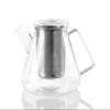 AdHoc TK50 Orient+ Teapot | Glass/Stainless Steel | Teapot with Infuser/Tea Strainer for Loose Leaf Tea | 1.5 litres | (H) 150mm x (D) 180mm | Clear | Dishwasher Safe view 1