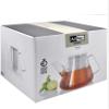 AdHoc TK50 Orient+ Teapot | Glass/Stainless Steel | Teapot with Infuser/Tea Strainer for Loose Leaf Tea | 1.5 litres | (H) 150mm x (D) 180mm | Clear | Dishwasher Safe view 2