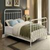 247SHOPATHOME Metal bed, California king, White view 1
