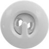 Balboa Jet Internal, BWG/GG Micro Pulse, 1-5/8" fd, Plstr, Smth, White #20280 view 3