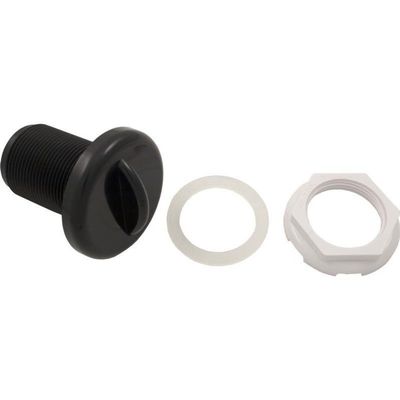 Air Ctrl, BWG/HAI Std, 1-3/4"hs, 2-5/8"fd, Crescent, Blk, 1"