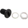 Air Ctrl, BWG/HAI Std, 1-3/4"hs, 2-5/8"fd, Crescent, Blk, 1" view 1