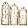 Architectural White & Brown Gothic Windows Set 3 view 1
