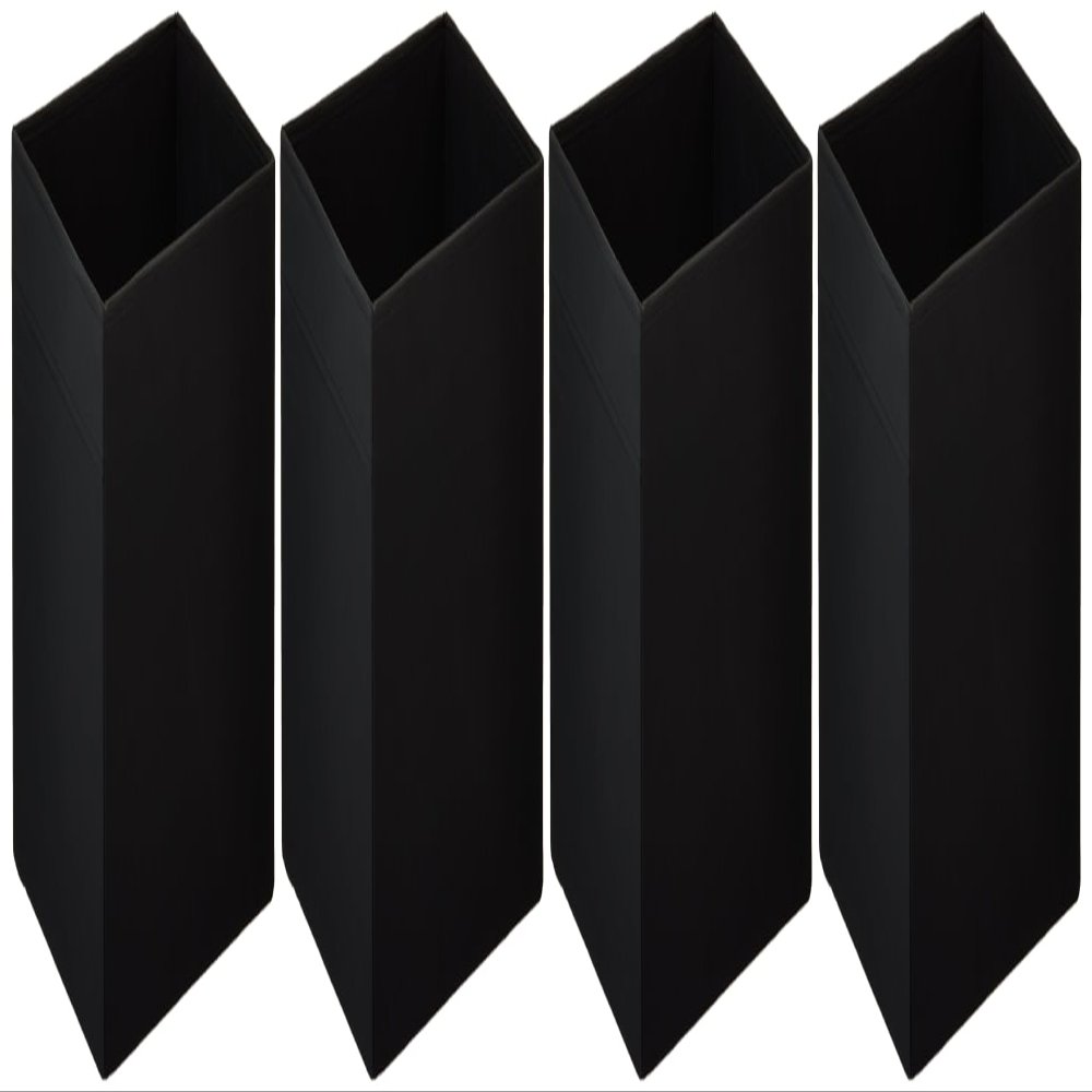 Kuwugi IKEA Drona Black Storage Box - 33 x 38 x 33 cm - for EXPEDIT Shelving Unit - Set of Four