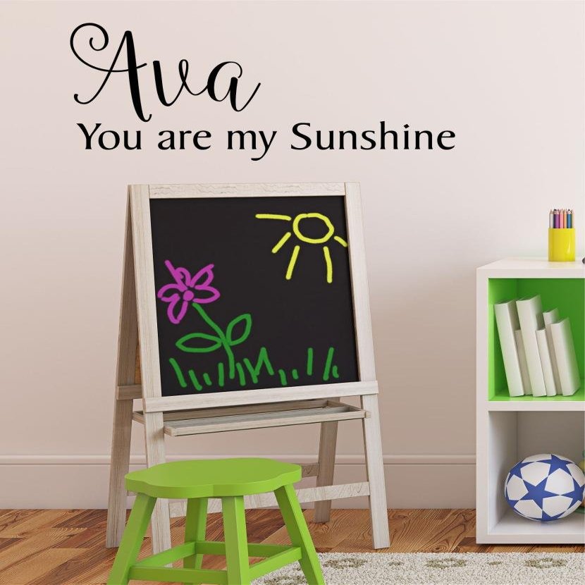 Decor Designs Decals You are My Sunshine