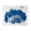 Dark Turquoise Stripped Hackle Feather Plate- 12pcs Millinery Craft Fascinators for Women view 2