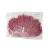 Dusty Rose Stripped Hackle Feather Plate- 12pcs Millinery Craft Fascinators for Women view 2