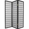 Home Furnishings- 3-panel Shoji Screen Room Divider , Black view 1