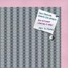 PinPix Decorative pin Cork Bulletin Board Made from Canvas, Retro Graphic Circular Spotted Pattern Printed at 18x12 Inches and Framed in Baby Pink Stain on Beech (PinPix-224) view 2