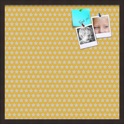 PinPix Decorative pin Cork Bulletin Board Made from self-Healing Canvas, Vintage Patterns Printed at 24x24 Inches and Framed in Coffee(WOM1343)
