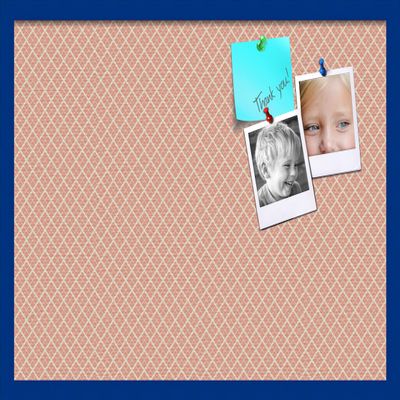 PinPix Decorative pin Cork Bulletin Board Made from Canvas, Abstract Pattern Printed at 30x20 Inches and Framed in Blue Stain on Beech (PinPix-306)