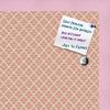 PinPix Decorative pin Cork Bulletin Board Made from Canvas, Abstract Pattern Printed at 18x12 Inches and Framed in Baby Pink Stain on Beech (PinPix-306) view 2