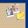 ArtToFrames 20x20 Inch Custom Cork Bulletin Board. This Classic Patterns Pin Board Comes Has a Fabric Style Canvas Finish, in a Blue Stain on Beech Frame (PinPix-266-20x20_0066-81792-YBLU) view 2