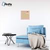 ArtToFrames 16x16 Inch Custom Cork Bulletin Board. This Classic Patterns Pin Board Comes Has a Fabric Style Canvas Finish, in a Baby Pink on Beech Frame (PinPix-266-16x16_0066-81792-YPNK) view 3