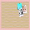 ArtToFrames 24x16 Inch Custom Cork Bulletin Board. This Classic Patterns Pin Board Comes Has a Fabric Style Canvas Finish, in a Baby Pink on Beech Frame (PinPix-266-24x16_0066-81792-YPNK) view 1