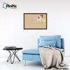 ArtToFrames 30x20 Inch Custom Cork Bulletin Board. This Classic Patterns Pin Board Comes Has a Fabric Style Canvas Finish, in a Mahogany Frame (PinPix-266-30x20_FRBW26039) view 3