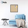 ArtToFrames 24x24 Inch Custom Cork Bulletin Board. This Classic Patterns Pin Board Comes Has a Fabric Style Canvas Finish, in a Coffee Frame (PinPix-266-24x24_FRBW26061) view 3