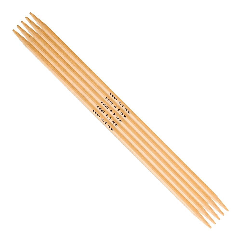 Addi Double Pointed Bamboo Needles, 15cm x 6.5mm