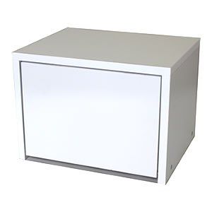 (Mihamanokagu) Router Storage Box, Compact Type, White (RB-36U)