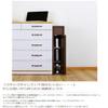 (Mihamanokagu) Router Storage Box, 5.9 inches (15 cm) Wide, (RB-15S) White view 3