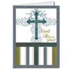VictoryStore Jumbo Greeting Cards: Giant Confirmation Card (God Bless You), 2 feet x 3 feet Card with Envelope view 1