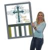 VictoryStore Jumbo Greeting Cards: Giant Confirmation Card (God Bless You), 2 feet x 3 feet Card with Envelope view 2