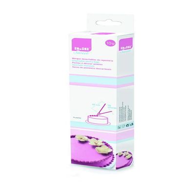 IBILI Disposable Pastry Bags, 55 x 6 x 3 cm, White, 10 Piece