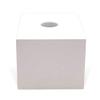 Mulitpurpose Display Pod white acrylic paint with metal bracket to mount on pegboard and slatwall (Small) view 1
