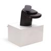 Mulitpurpose Display Pod white acrylic paint with metal bracket to mount on pegboard and slatwall (Small) view 3