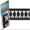 Beistle Pirate Poly Decorating Material, 3-Inch by 50-Feet, Black/White view 1