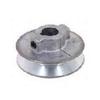 Chicago Die Casting 150A-1/2 1-1/2" Single V Groove 1/2" Pulley view 1