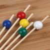 BambooMN Decorative Ball End Cocktail Fruit Sandwich Picks Skewers for Catered Events, Holiday's, Restaurants or Buffets Party Supplies - 4.7" Assorted, 300 Pcs view 2
