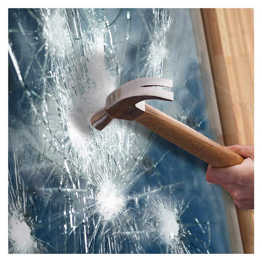 BDF S8MB50 Window Film Security and Sun Control 8 Mil Black 50 (Light) - 48in X 12ft