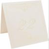 Peacock Flourish Wedding Table Numbers (Select Color/Quantity), Champagne, Ivory, 1-45, Double Sided, Tent or Use in a Stand, Great for Parties & Restaurants - Made in the USA view 2